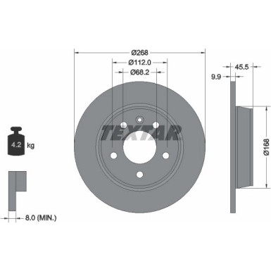 Bremsscheibe 92074303 Bremsscheibe 92074303
