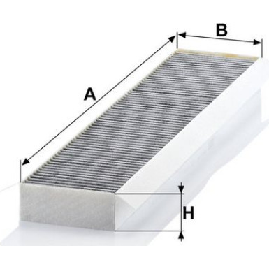 MANN-FILTER CUK 5141 Innenraumfilter, Aktivkohlefilter MANN-FILTER CUK 5141 Innenraumfilter, Aktivkohlefilter