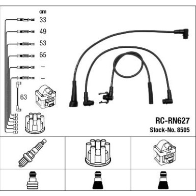 Zündleitungssatz 8505 Zündleitungssatz 8505
