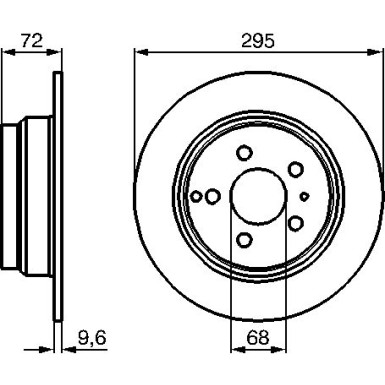 Bremsscheibe 0 986 478 628 Bremsscheibe 0 986 478 628