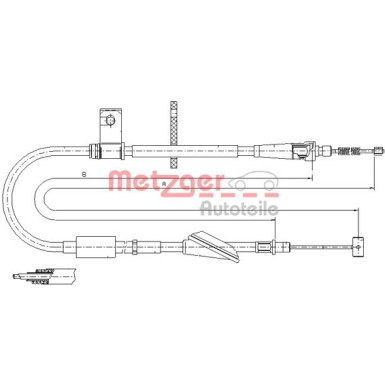 Metzger Seilzug, Feststellbremse 11.5746