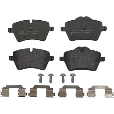 Brembo Bremsbelagsatz, Scheibenbremse PRIME LINE P 06 051