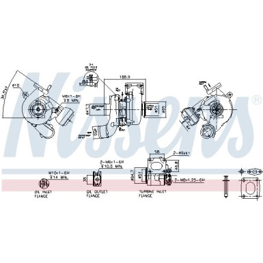 Nissens Turbolader 93104