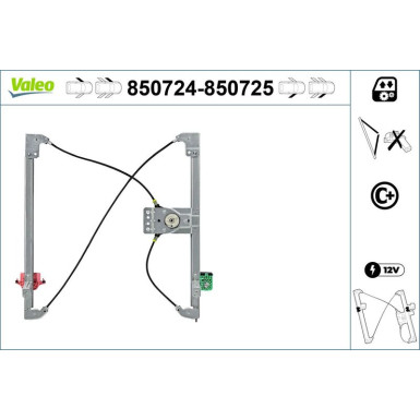 Valeo Fensterheber 850724
