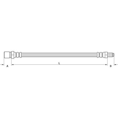 Metzger Bremsschlauch 4110559