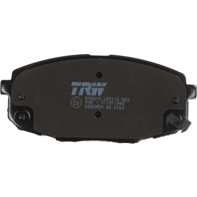TRW Bremsbelagsatz, Scheibenbremse COTEC GDB3450 TRW Bremsbelagsatz, Scheibenbremse COTEC GDB3450