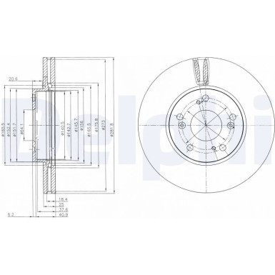 Bremsscheibe BG4119 Bremsscheibe BG4119