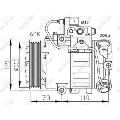 Kompressor, Klimaanlage 32225