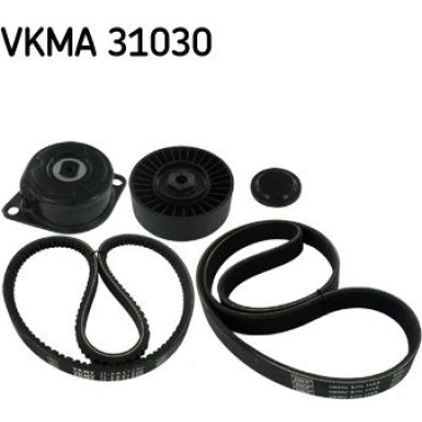 SKF Keilrippenriemensatz VKMA 31030