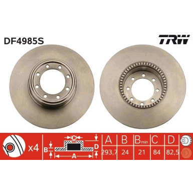Bremsscheibe DF4985S