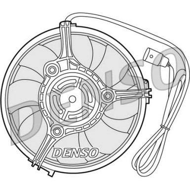 Denso Lüfter, Motorkühlung DER02001