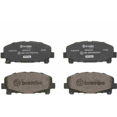 Bremsbelagsatz, Scheibenbremse P 28 043X Bremsbelagsatz, Scheibenbremse P 28 043X