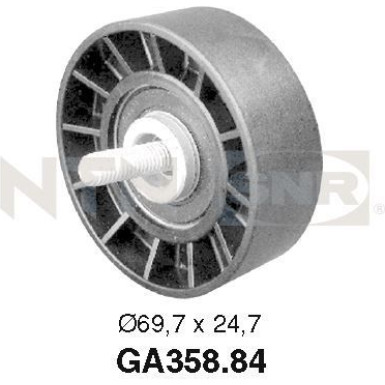 NTN-SNR Spannrolle, Keilrippenriemen GA358.84