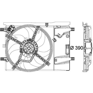 Mahle Lüfter, Motorkühlung BEHR Premium Line CFF 183 000P