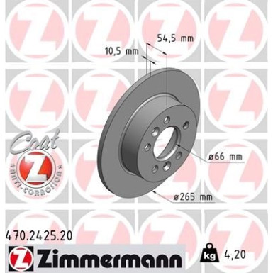 Bremsscheibe 470.2425.20 Bremsscheibe 470.2425.20