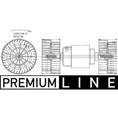 Mahle Innenraumgebläse BEHR Premium Line AB 152 000P