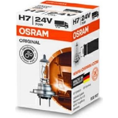 Osram Glühlampe, Fernscheinwerfer Original H7 24V Faltschachtel ORIGINAL 64215