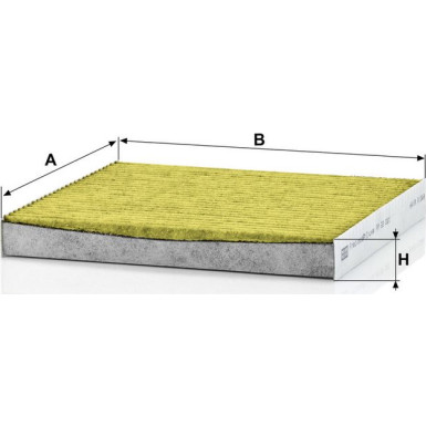 MANN-FILTER FP 22 021 Innenraumfilter FreciousPlus Aktivkohlefilter mit Polyphenol, antibakteriell, Feinstaubfilter (PM 2.5)