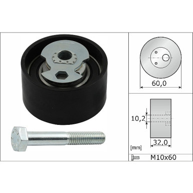 INA Spannrolle, Zahnriemen 531 0504 10