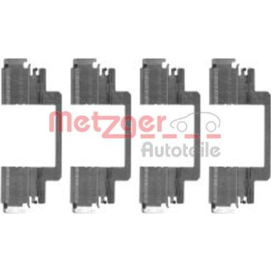 Metzger Zubehörsatz, Scheibenbremsbelag 109-1774