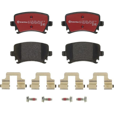 Brembo Bremsbelagsatz, Scheibenbremse XTRA LINE P 85 073X