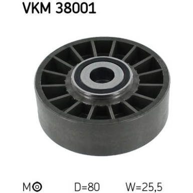 SKF Spannrolle, Keilrippenriemen VKM 38001