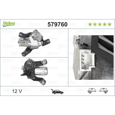 Valeo Wischermotor 579760
