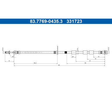Bremsschlauch 83.7769-0435.3 Bremsschlauch 83.7769-0435.3