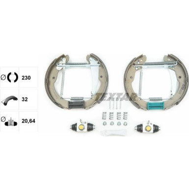 Textar Bremsbackensatz Shoe Kit Pro 84052402