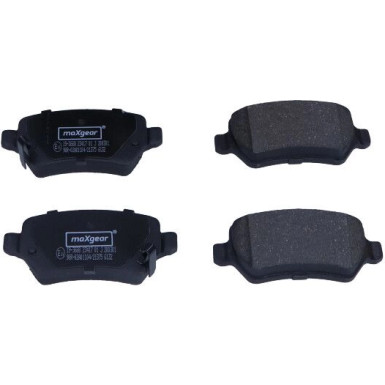 Maxgear Bremsbelagsatz, Scheibenbremse 19-3668 Maxgear Bremsbelagsatz, Scheibenbremse 19-3668