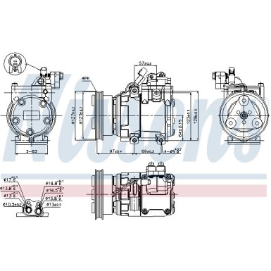 Kompressor, Klimaanlage 89277 Kompressor, Klimaanlage 89277