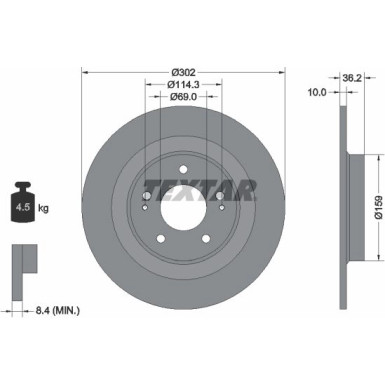 Bremsscheibe 92267403 Bremsscheibe 92267403
