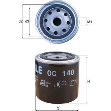 Ölfilter OC 140