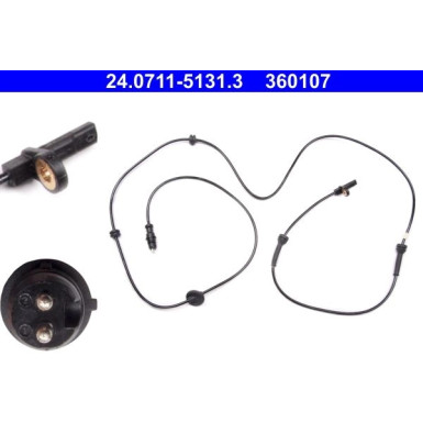 ATE Sensor, Raddrehzahl 24.0711-5131.3