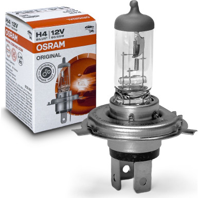 Osram Glühlampe, Fernscheinwerfer Original H4 12V Faltschachtel ORIGINAL 64193