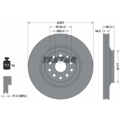 Bremsscheibe 92224303 Bremsscheibe 92224303