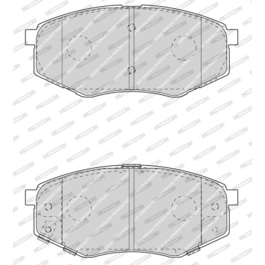 Ferodo Bremsbelagsatz, Scheibenbremse PREMIER ECO FRICTION FDB4447 Ferodo Bremsbelagsatz, Scheibenbremse PREMIER ECO FRICTION FDB4447