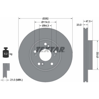 Bremsscheibe 92128400 Bremsscheibe 92128400