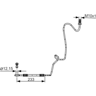 BOSCH Bremsschlauch 1 987 481 339