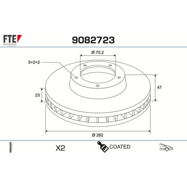Bremsscheibe 9082723 Bremsscheibe 9082723