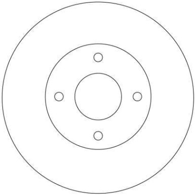 Bremsscheibe DF4169