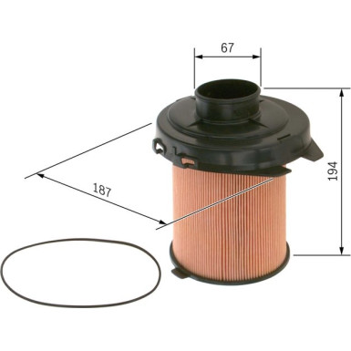 BOSCH 1 457 429 908 Luftfilter BOSCH 1 457 429 908 Luftfilter