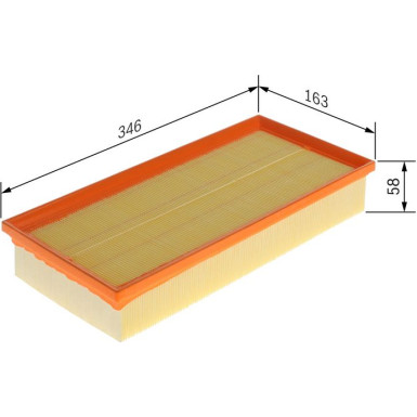 Luftfilter F 026 400 863 Luftfilter F 026 400 863
