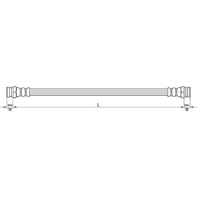 Metzger Bremsschlauch 4110311
