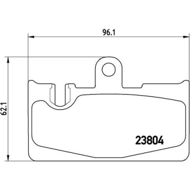Brembo Bremsbelagsatz, Scheibenbremse PRIME LINE P 83 059