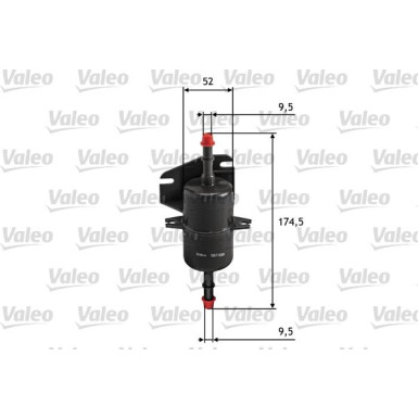 Valeo Kraftstofffilter 587018