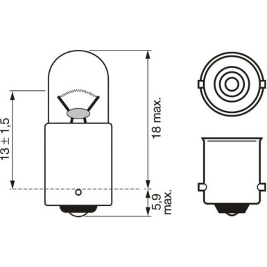 BOSCH Glühlampe Pure Light 1 987 302 212