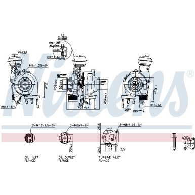 Nissens Turbolader 93201