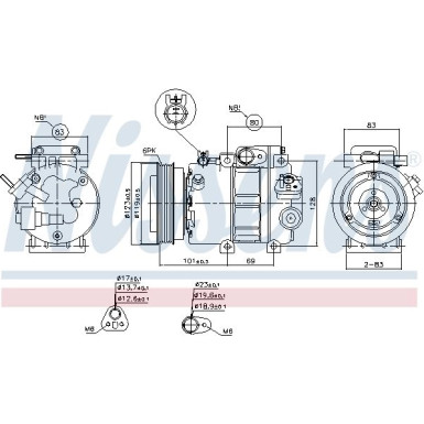 Kompressor, Klimaanlage 89293 Kompressor, Klimaanlage 89293