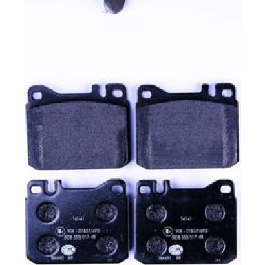 Hella Bremsbelagsatz, Scheibenbremse 8DB 355 017-481 Hella Bremsbelagsatz, Scheibenbremse 8DB 355 017-481